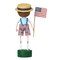 Lori Mitchell Patriotic 4th of July Collection Sammie's Stars and Stripes Figurine